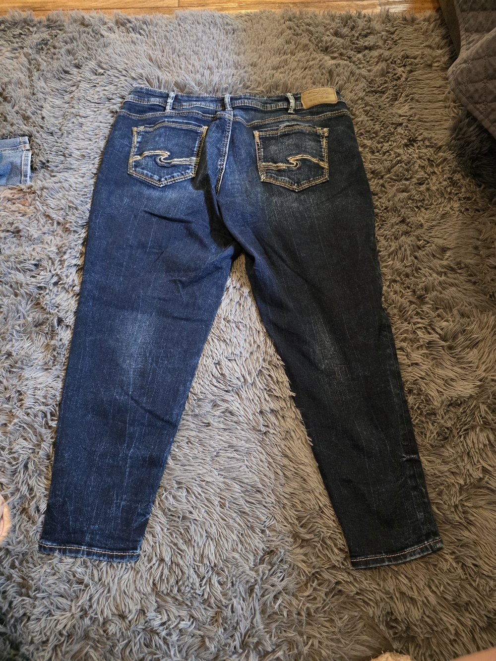 Silver Jeans Men's Dark Wash Capri Denim Sz 18